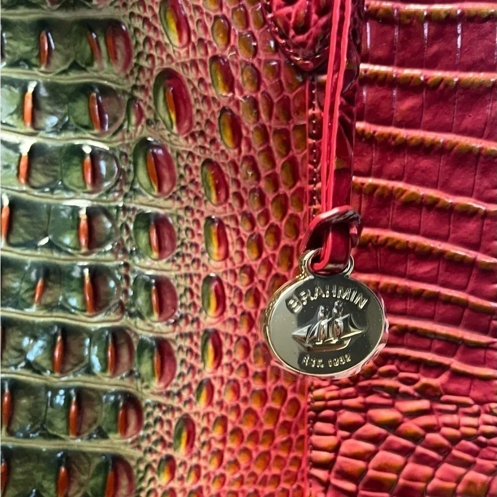Brahmin Abigail Tote Garland Ombre Melbourne Leather NWT